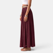 Falda Maxi Mujer Cintura Elástica