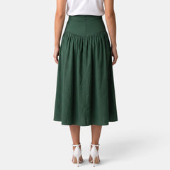 Women's A-Line Midi Skirt