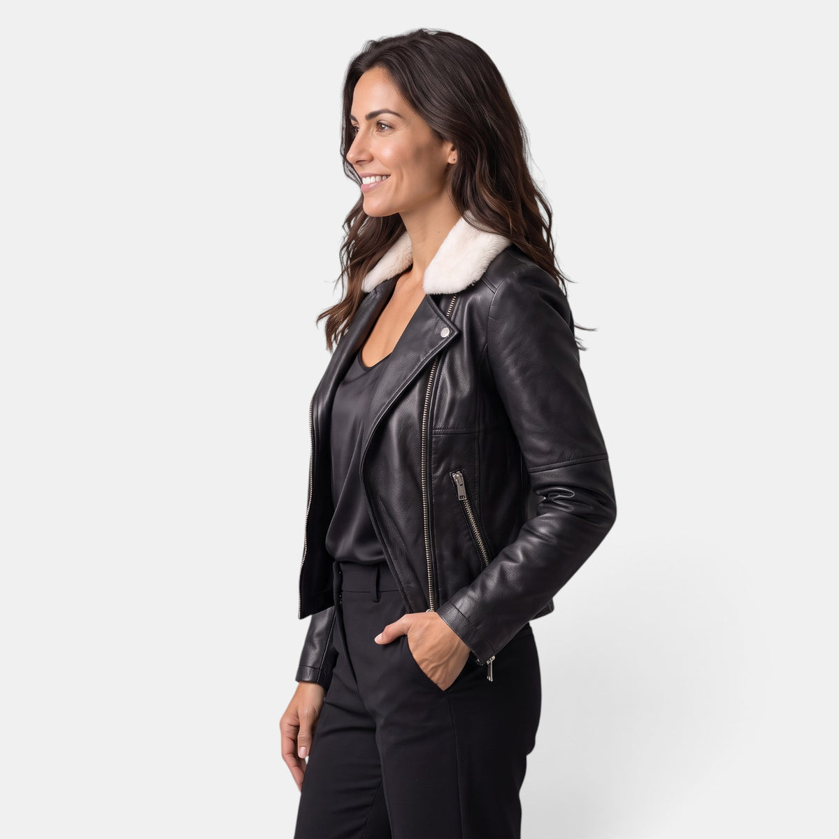 Women's Genuine Leather Jacket