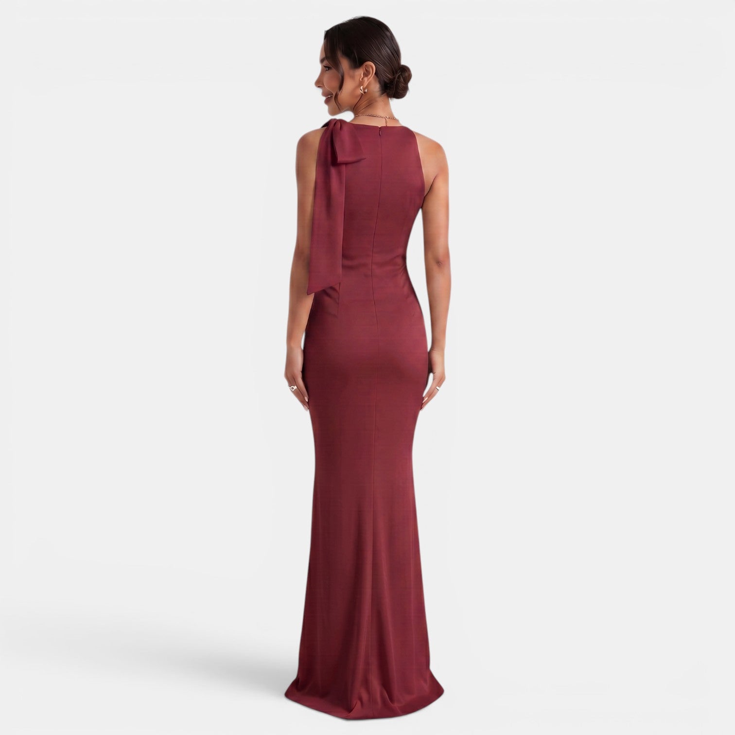 Women's One-Shoulder Maxi Dress