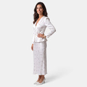 Conjunto Mujer Estampado Falda Larga