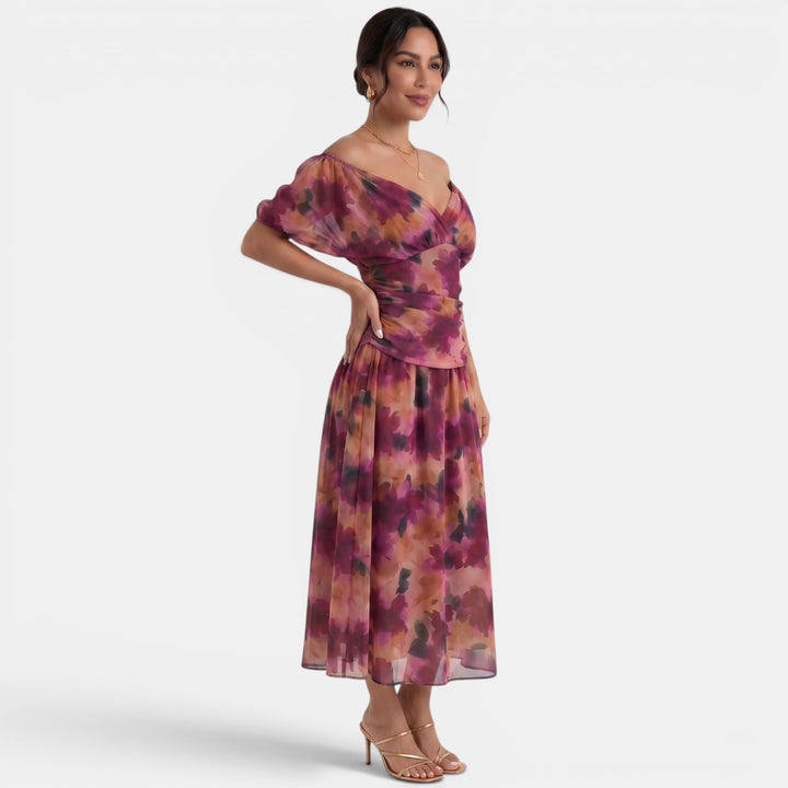 Vestido Midi Floral Verano