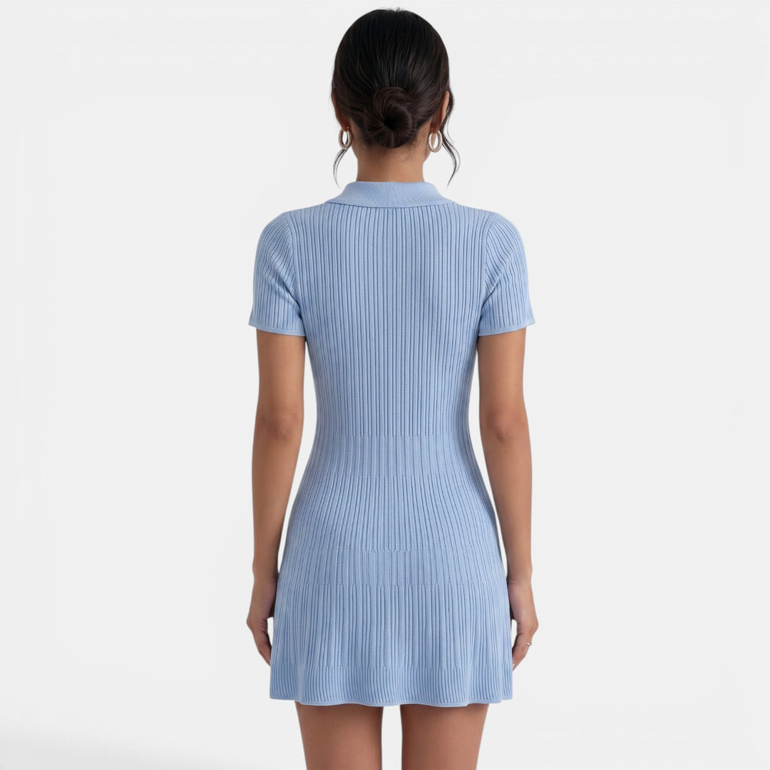 Vestido Corto Punto Verano Mujer