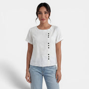 Camiseta Mujer Algodón Manga Corta
