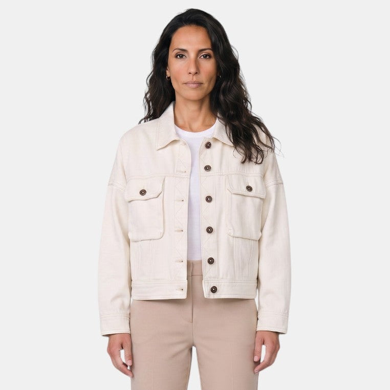 Women's Premium Cropped Denim Jacket