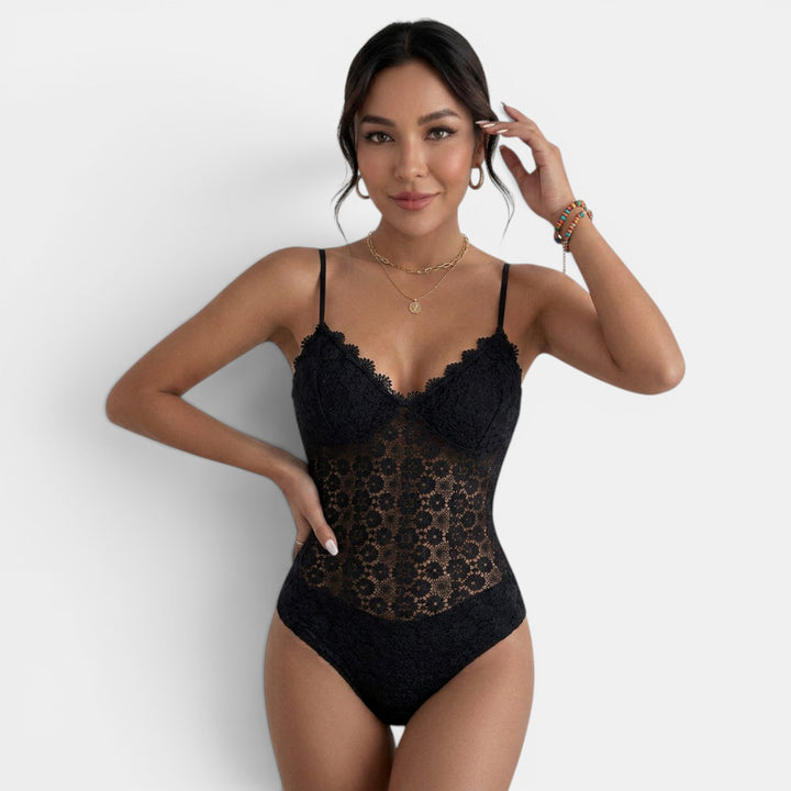 Bañador Mujer Punto Bordado