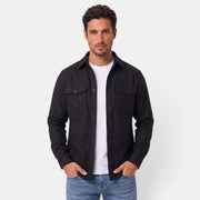 Sobrecamisa Hombre Algodón Premium Casual Manga Larga Holgada