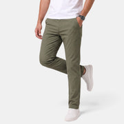Pantalón Hombre Slim Fit Elástico Corte Recto Casual Elegante