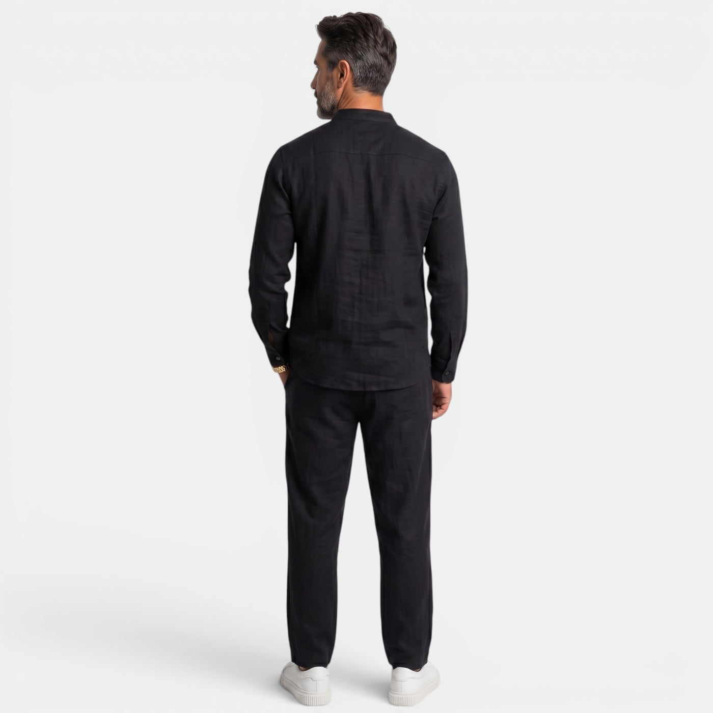 Men's Cotton and Linen Style Set