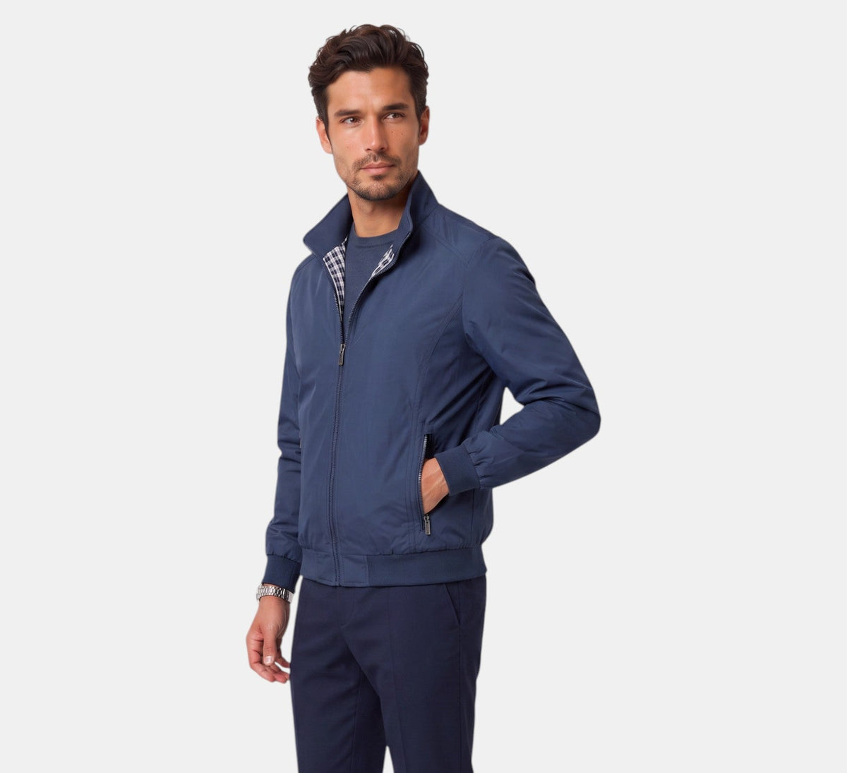 Chaqueta Casual Hombre Cómoda y Ligera