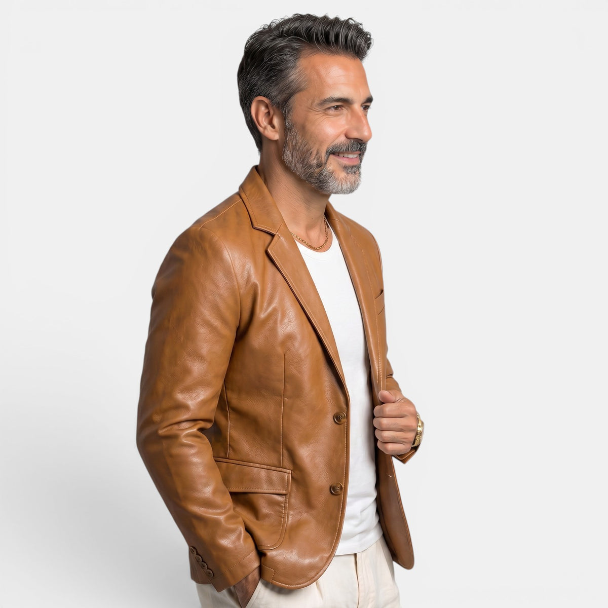 Chaqueta Piel Hombre Primavera