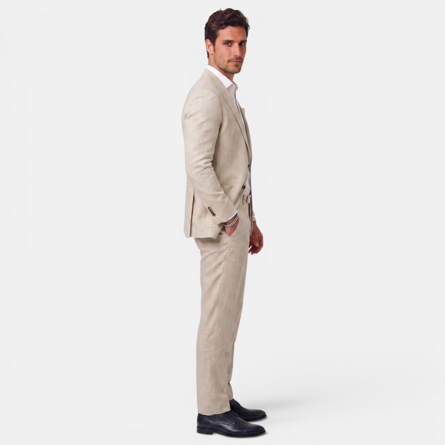 Men's Elegant Printed Suit