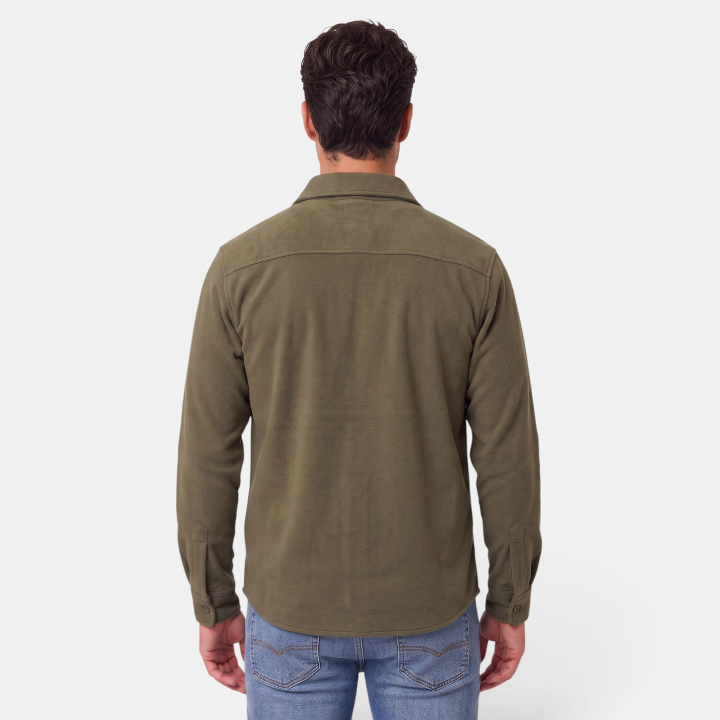 Sobrecamisa Hombre Algodón Premium Casual Manga Larga Holgada