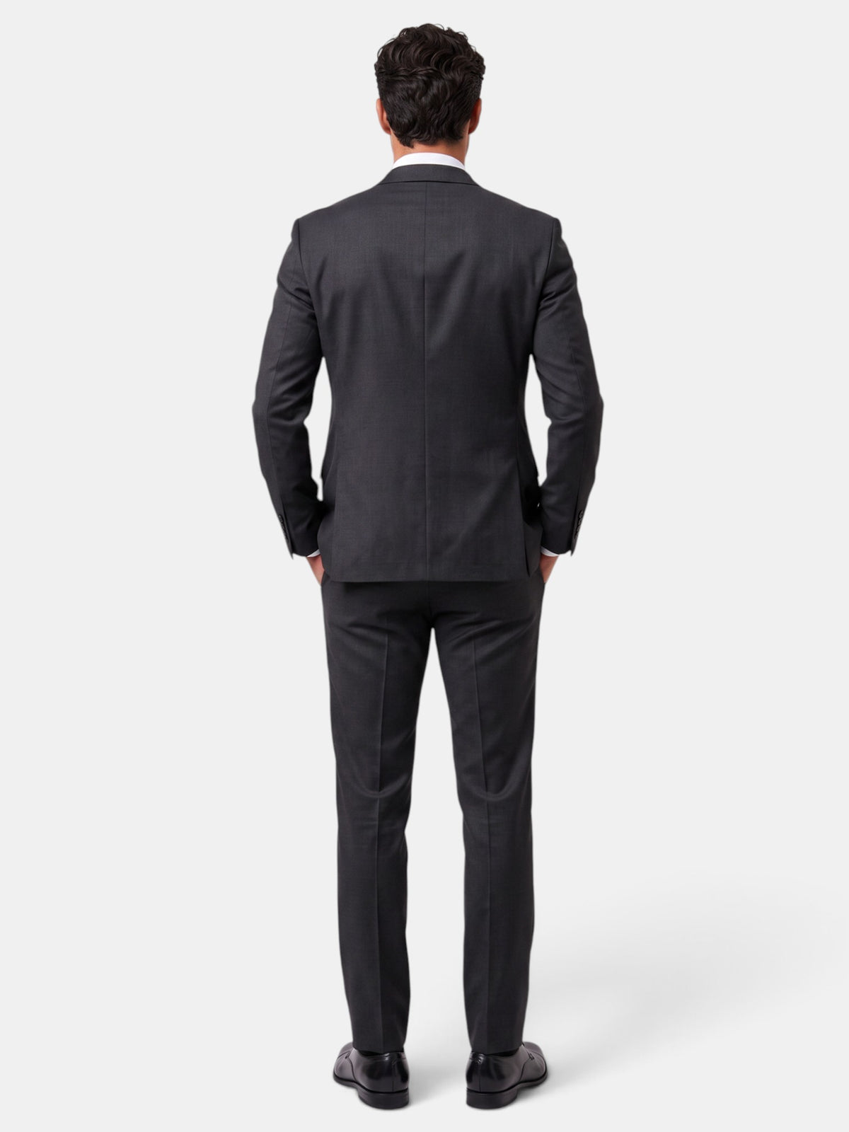 Traje Hombre Negro Elegante Oficina