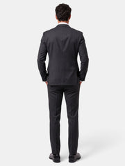 Traje Hombre Negro Elegante Oficina