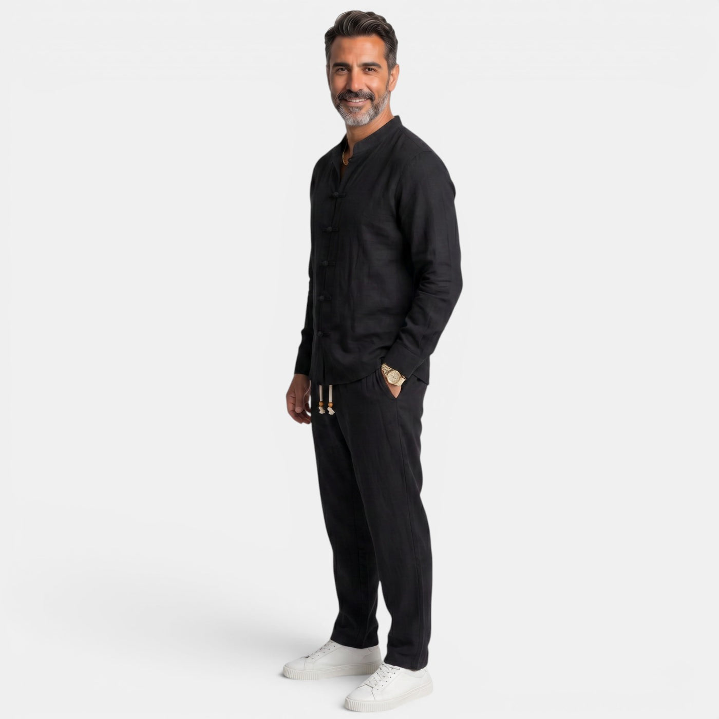 Men's Cotton and Linen Style Set