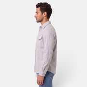 Sobrecamisa Hombre Algodón Premium Casual Manga Larga Holgada