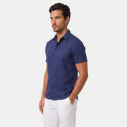 Camisa de Lino Hombre Premium – Manga Corta Transpirable