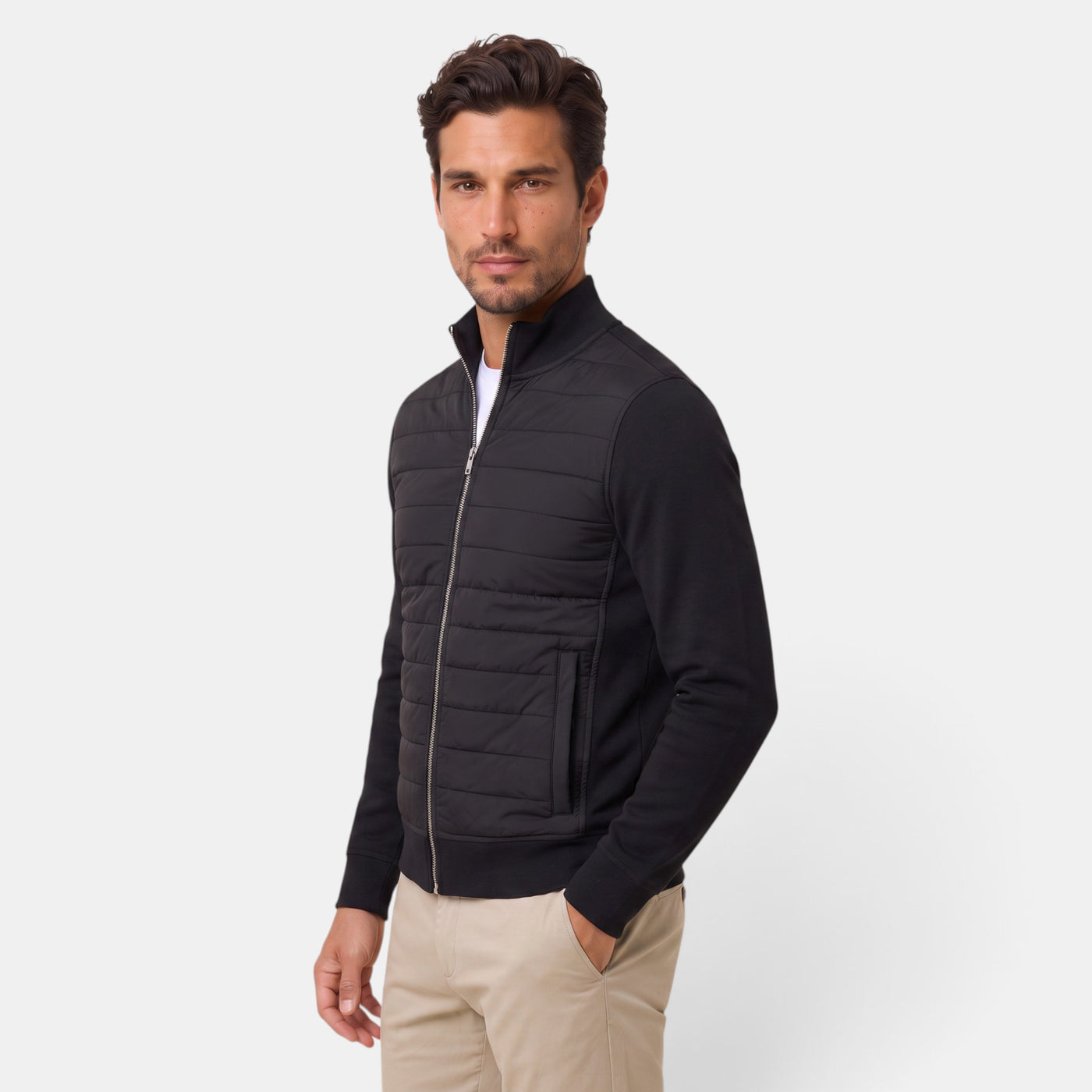 Chaqueta Acolchada Hombre Premium – Cálida, Ligera y Suave