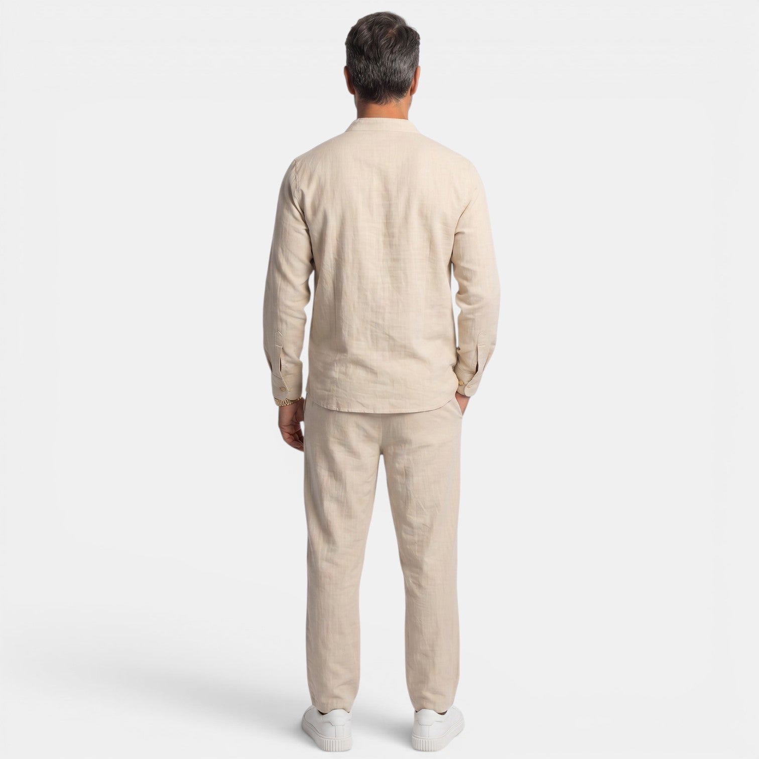 Men's Cotton and Linen Style Set