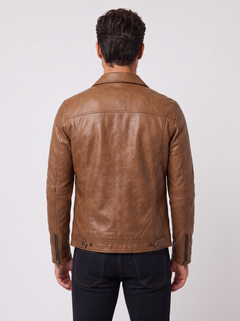 Men's Lambskin Nappa Leather Jacket - Slim Fit