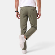 Pantalón Hombre Slim Fit Elástico Corte Recto Casual Elegante