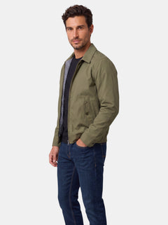 Chaqueta Hombre Ligera con Cremallera y Cuello Clásico