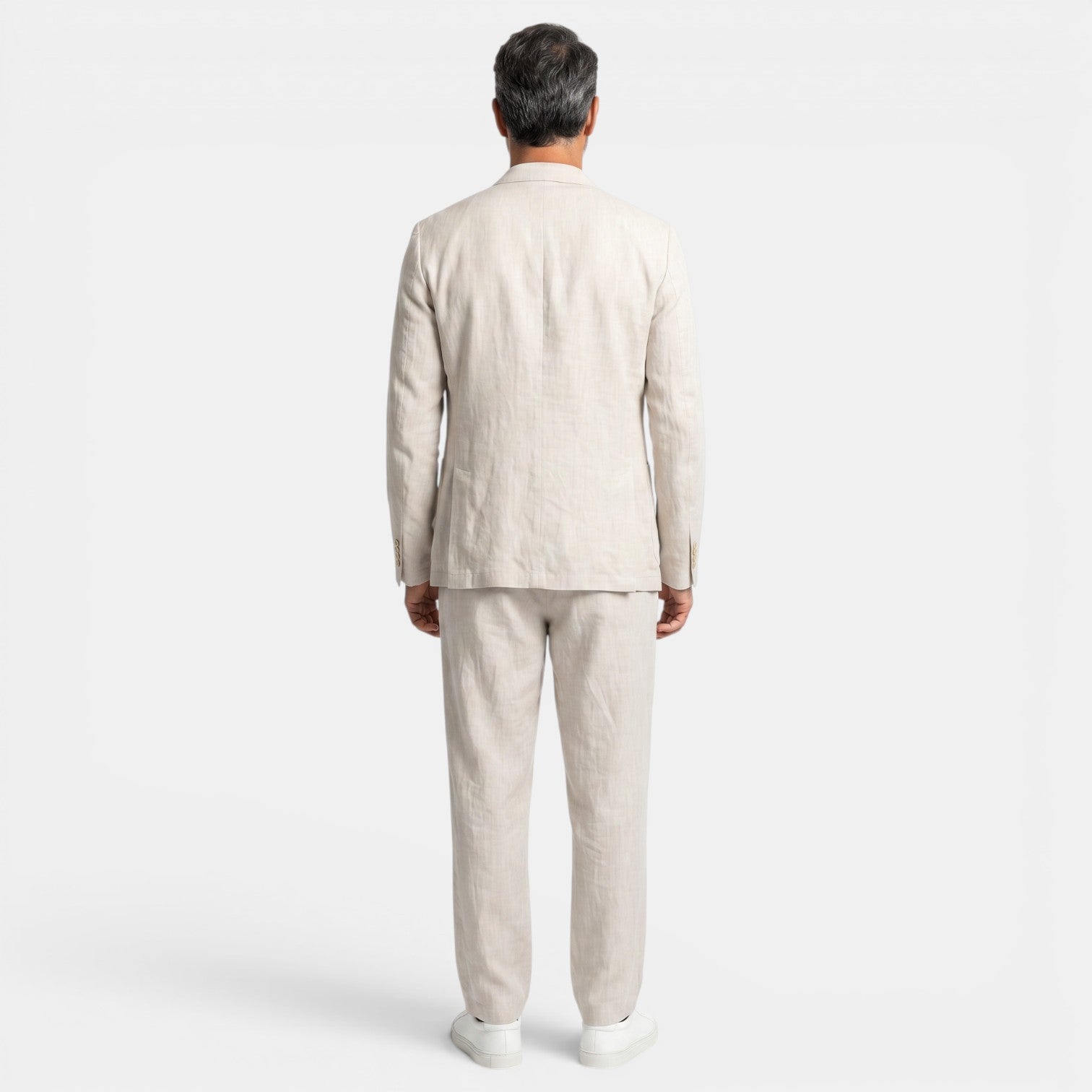 Men's Premium Linen Suit – Elegant Blazer and Pants Set for Summer