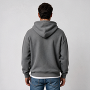 Sudadera Hombre Textura Gofre con Capucha y Cremallera