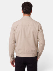 Chaqueta Hombre Cremallera Cuello Clásico