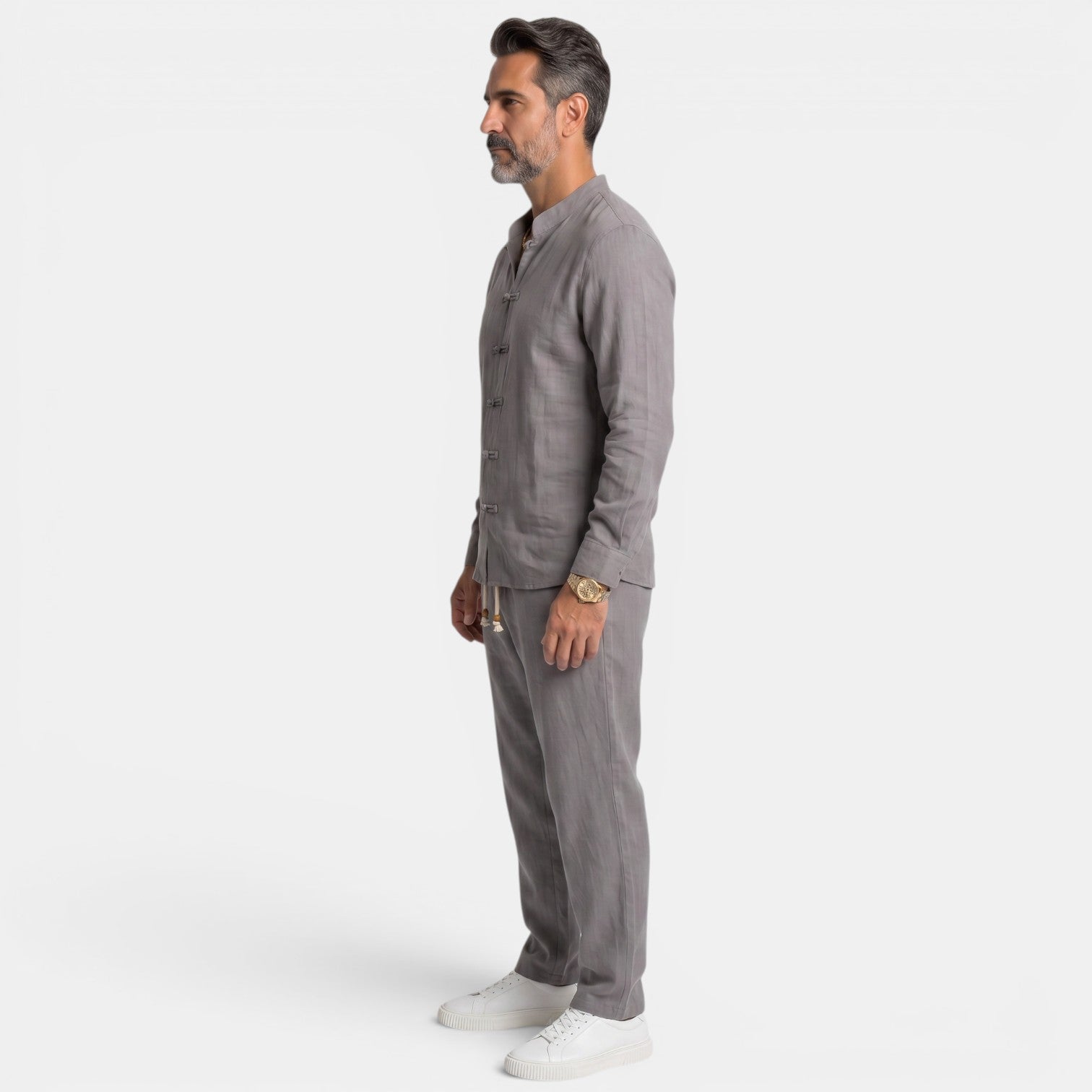 Men's Cotton and Linen Style Set