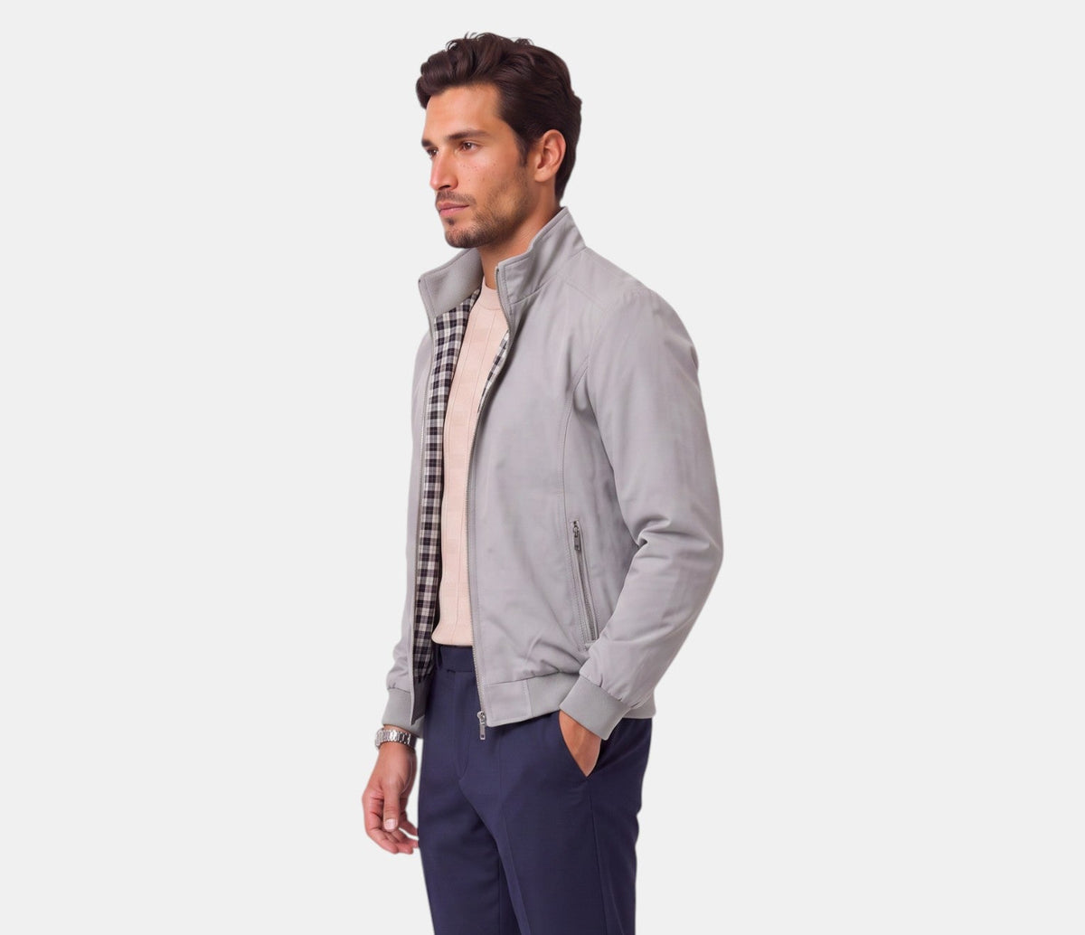 Chaqueta Casual Hombre Cómoda y Ligera