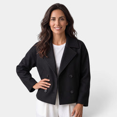 Chaqueta Mujer Entallada Minimalista de Estructura Moderna