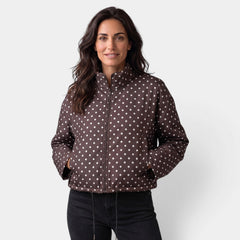 Cazadora Bomber Mujer Casual de Lunares
