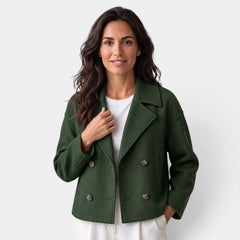 Chaqueta Mujer Entallada Minimalista de Estructura Moderna