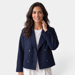 Chaqueta Mujer Entallada Minimalista de Estructura Moderna