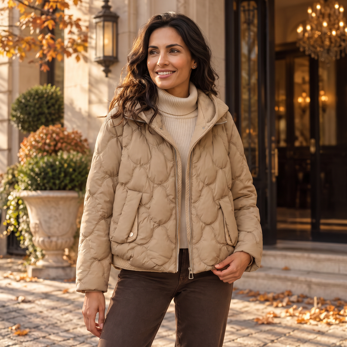 Women's Hooded Puffer Jacket Winter
