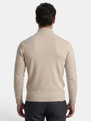 Men's Casual Knitted Zip Sweater