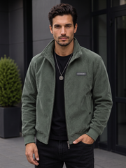 Chaqueta Hombre Pana con Cremallera