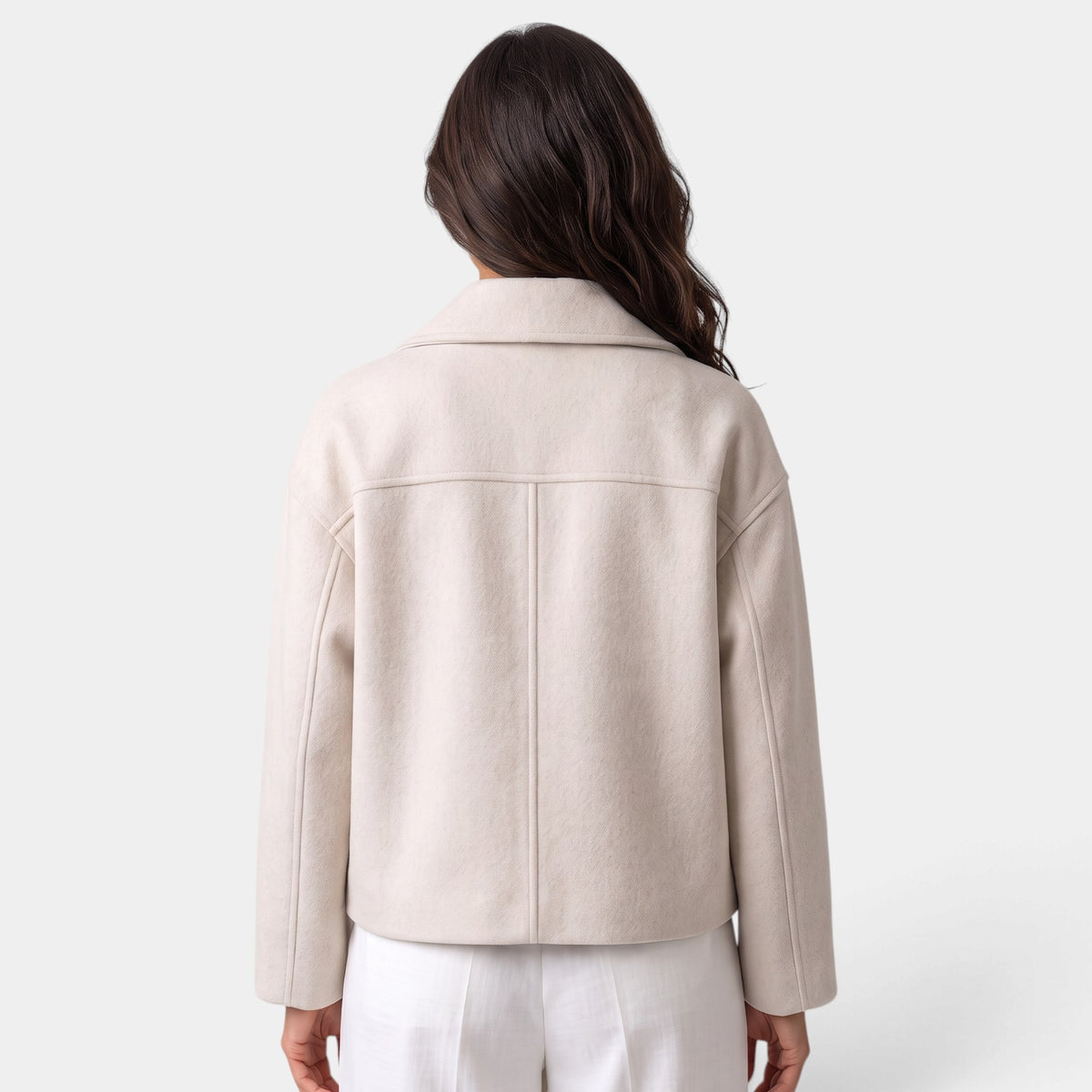 Chaqueta Mujer Entallada Minimalista de Estructura Moderna