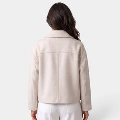 Chaqueta Mujer Entallada Minimalista de Estructura Moderna
