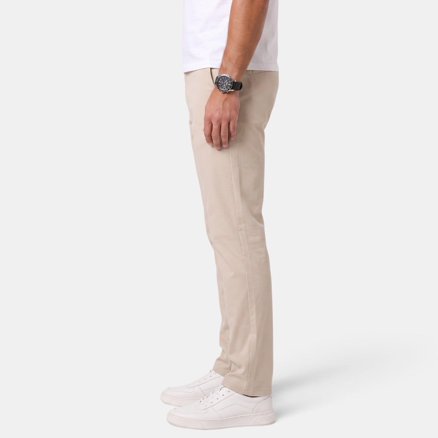 Pantalón Hombre Slim Fit Elástico Corte Recto Casual Elegante
