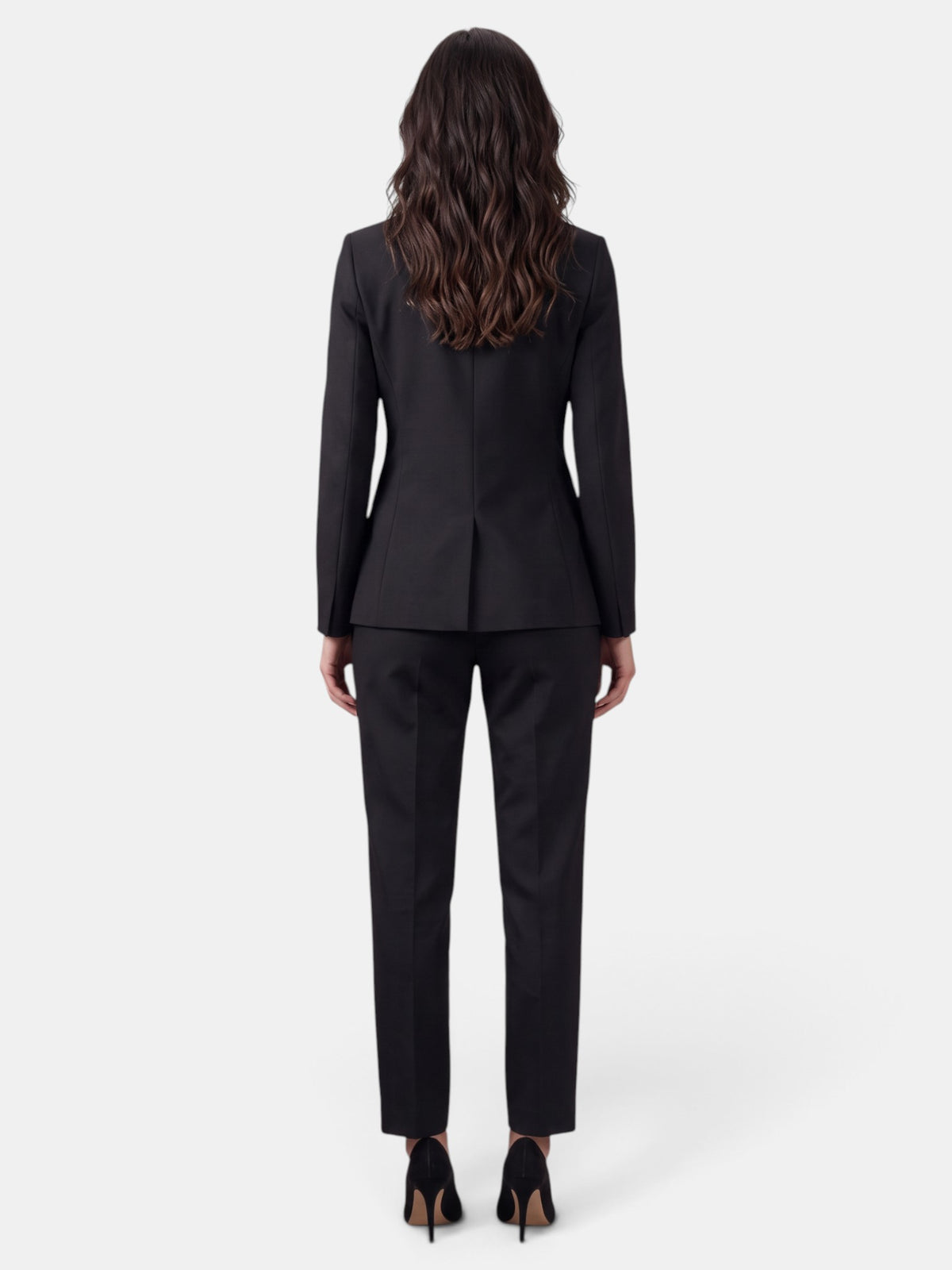 Women's Office Straight-Leg Trousers Suit