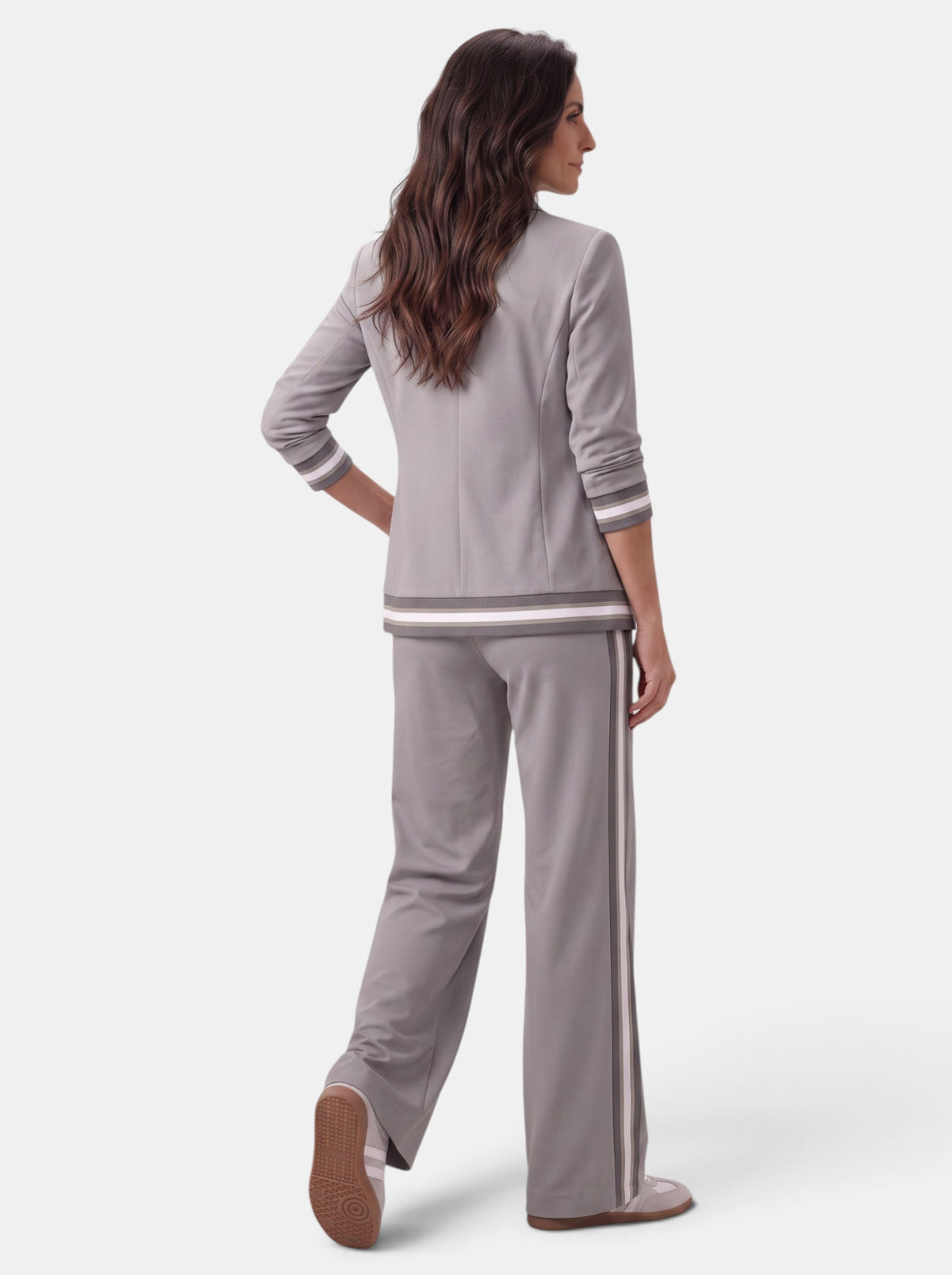 Conjunto Mujer Blazer Pantalón Ancho