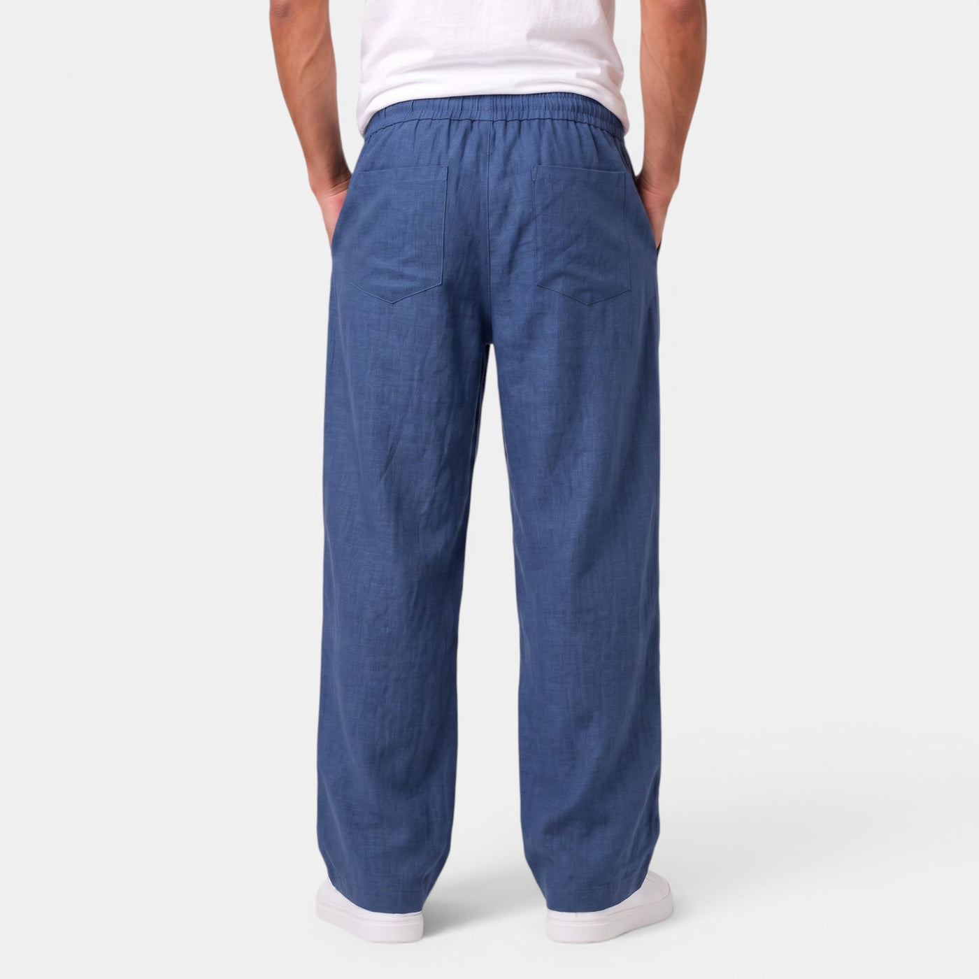 Pantalón Recto Hombre Lino