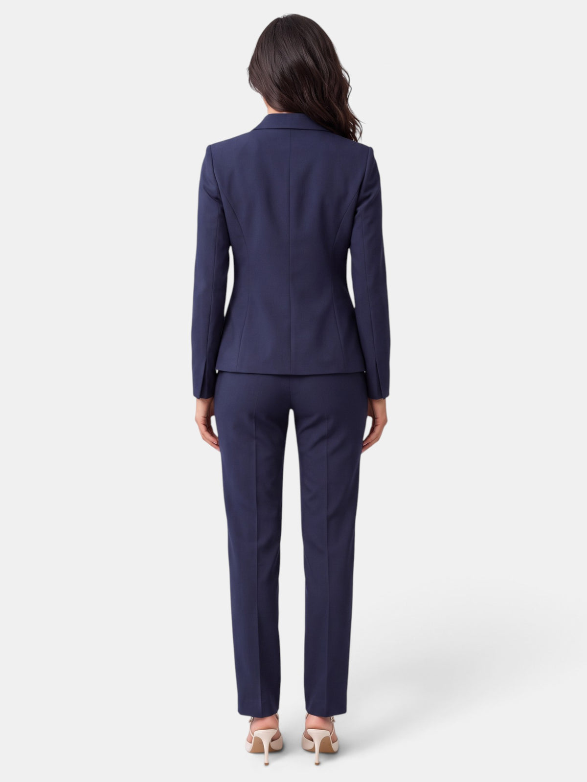 Traje Mujer Oficina Blazer Asimétrico