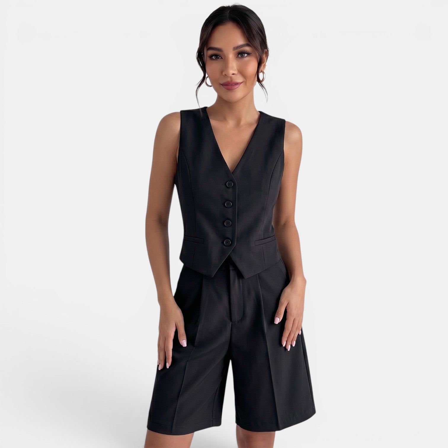 Women's Vest Shorts Set