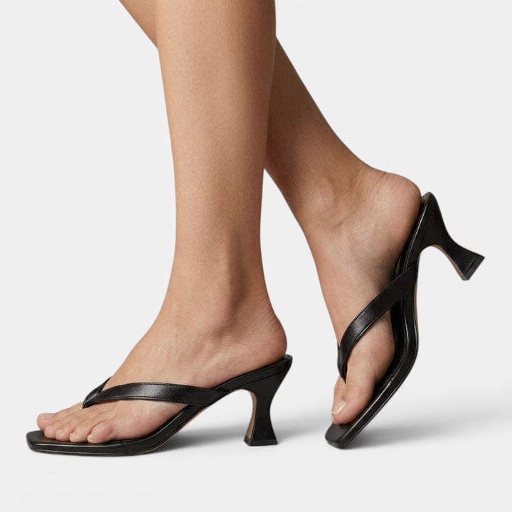 Sandalias Tacón Grueso Mujer