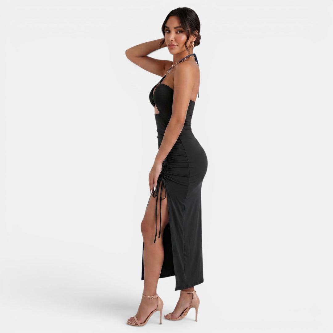 Vestido Largo Halter Mujer Verano