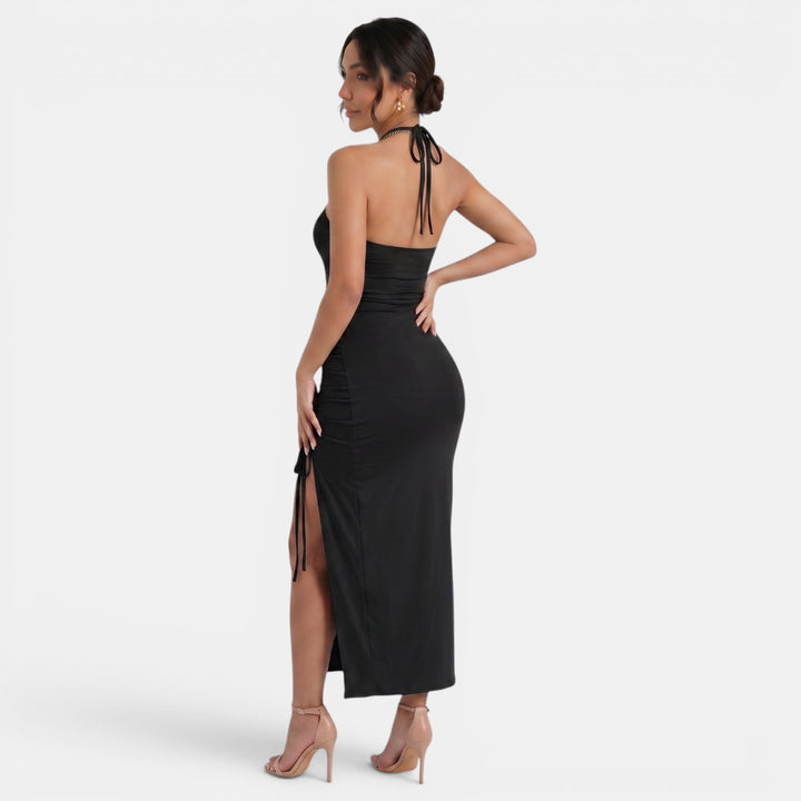 Vestido Largo Halter Mujer Verano